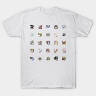 Monster Hunter World Tiled Icons T-Shirt